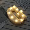 Letter Light Light Up Alphabet Decorative Light Warm White for Home Party Wedding Decoration