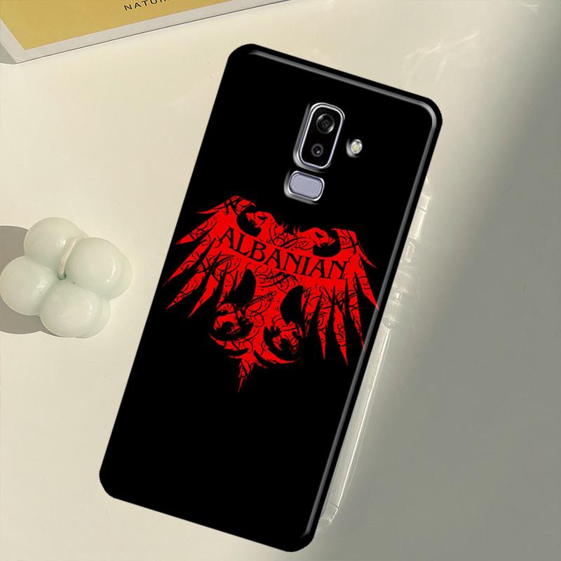 Albania Albanians Flag Art Case For Samsung Galaxy J4 J6 Plus 2018 A6 A7 A8 A9 J8 J1 J3 J5 J7 2016 A3 A5 2017 Cover
