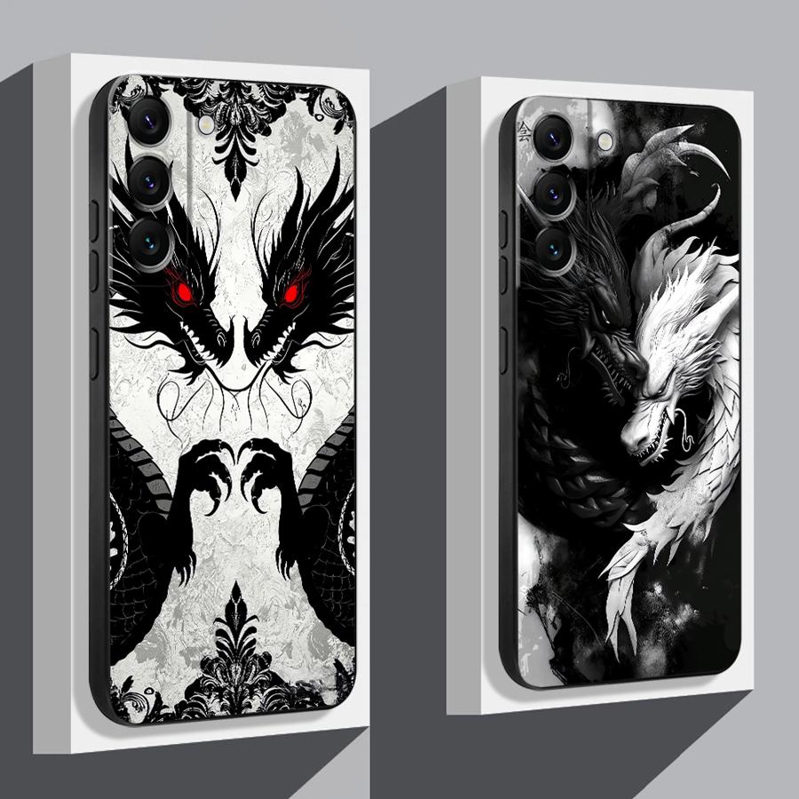 Funda Phone Cover Case for Xiaomi Redmi Note 10S 9S 7 8 11 9 12 Pro 13 Pro Plus 10 14 11s 12s Taiji Dragon