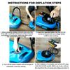 12V 20PSI 3.3ft LCD Deflator Sup Boat Paddle Floor Mat high pressure Inflatable Electric Air Pump