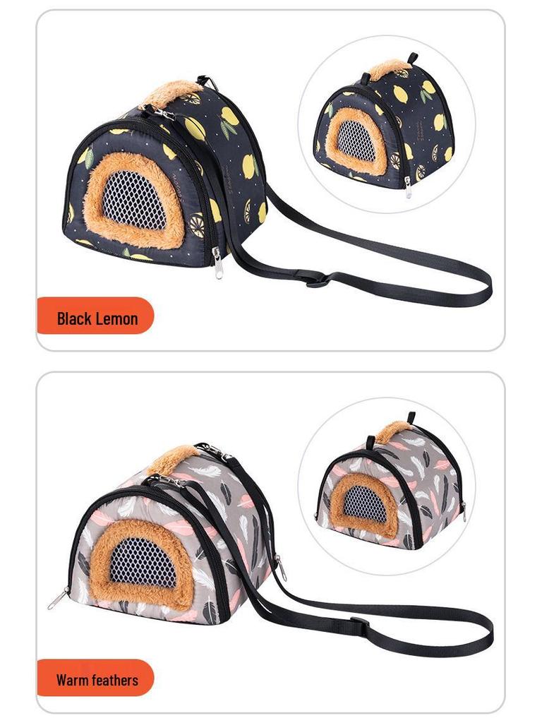 2025 Portable Cotton Nest Bag for Small Pets - Hamster, Glider, Squirrel