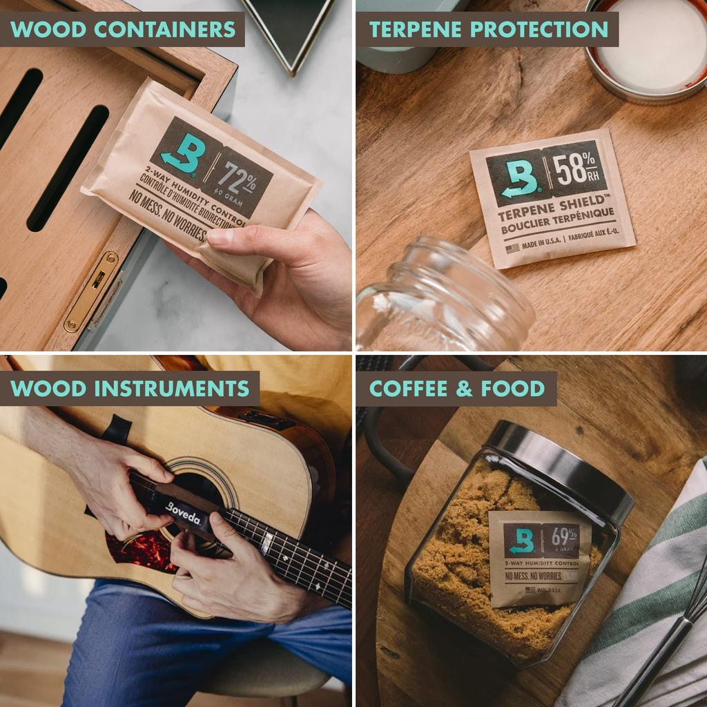 Boveda Musical 84-RH 2-Humidity Control Woodwind Reeds, Size 8, Keeps Back-Up Reeds Ready-to-Play Performance, Prevents Warped and Waterlogged Reeds,