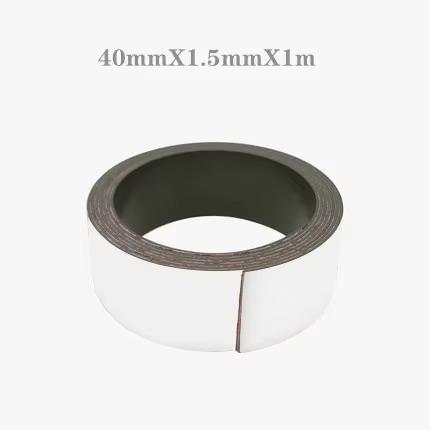1-10M DIY Strong Flexible Magnet Strip Self Adhesive Magnetic Tape Rubber Magnet Tape Soft strip tape strong back glue 39.37inch