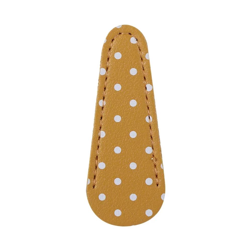 DIY Scissors Sleeve Prevent Injury Easy to Use Embroidery Scissors Protective Cases PU Leather Scissors Cover Sewing Tools