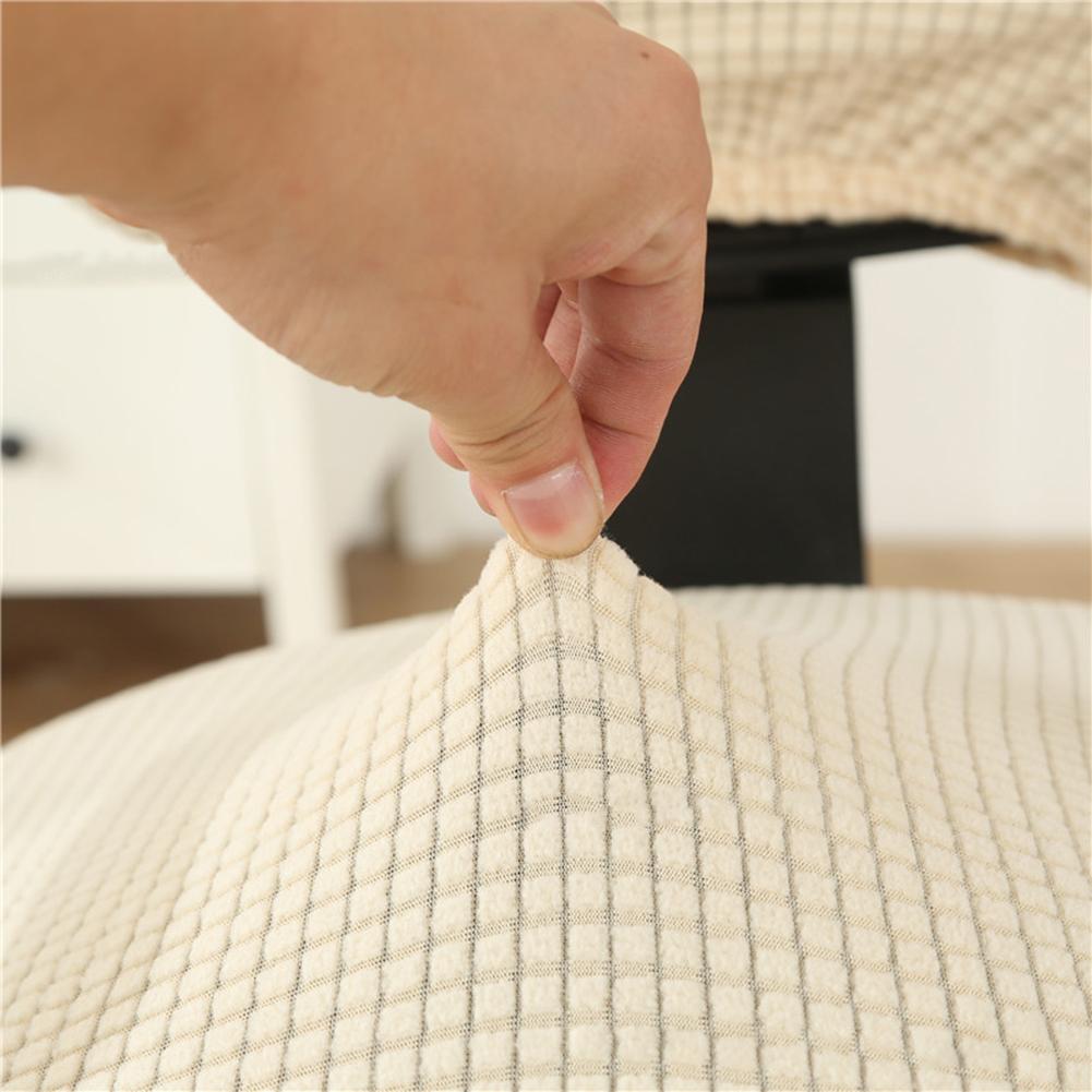 Stretch Office Computer Chair Seat Cover Removable Washable Anti-dust Desk Chair Seat Cushion Protectors