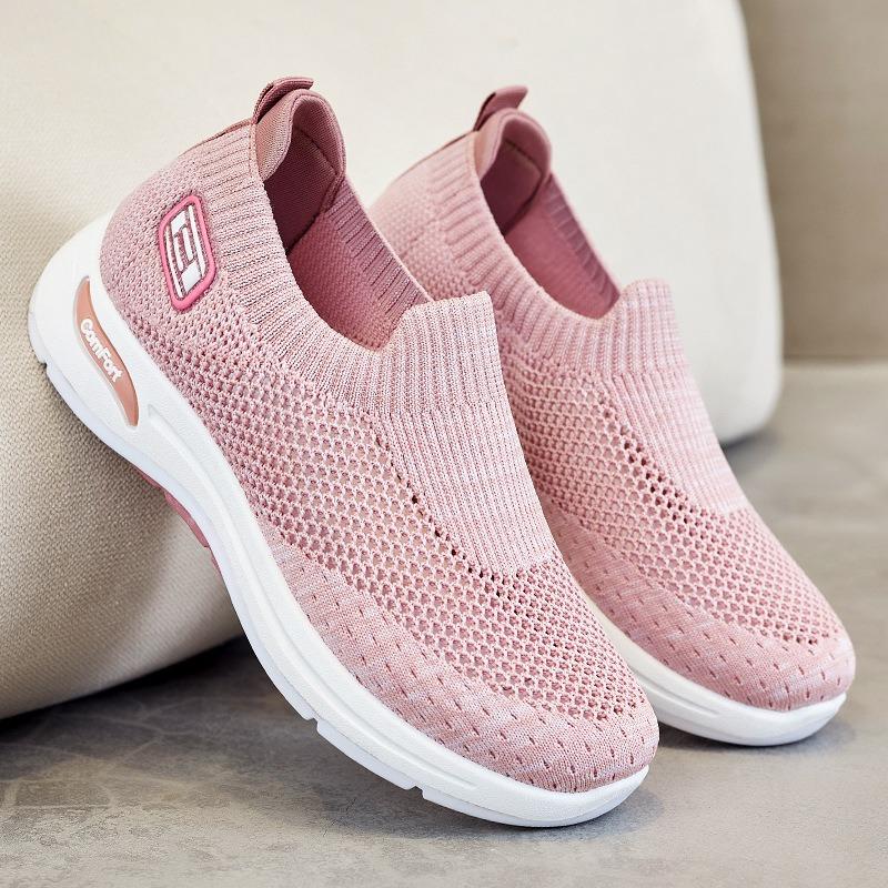 Neuer Eingang Damen Sommer Socke Netz Casual Sneaker, Weiche Sohle Gehen Schuhe für Mütter