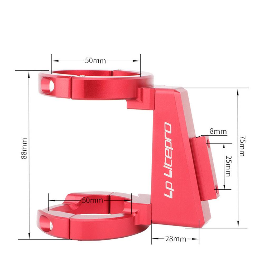 Front Shelf Mount Carrier  Adapter Pig Nose Block Bracket For Folding Bike Cycling Accessories