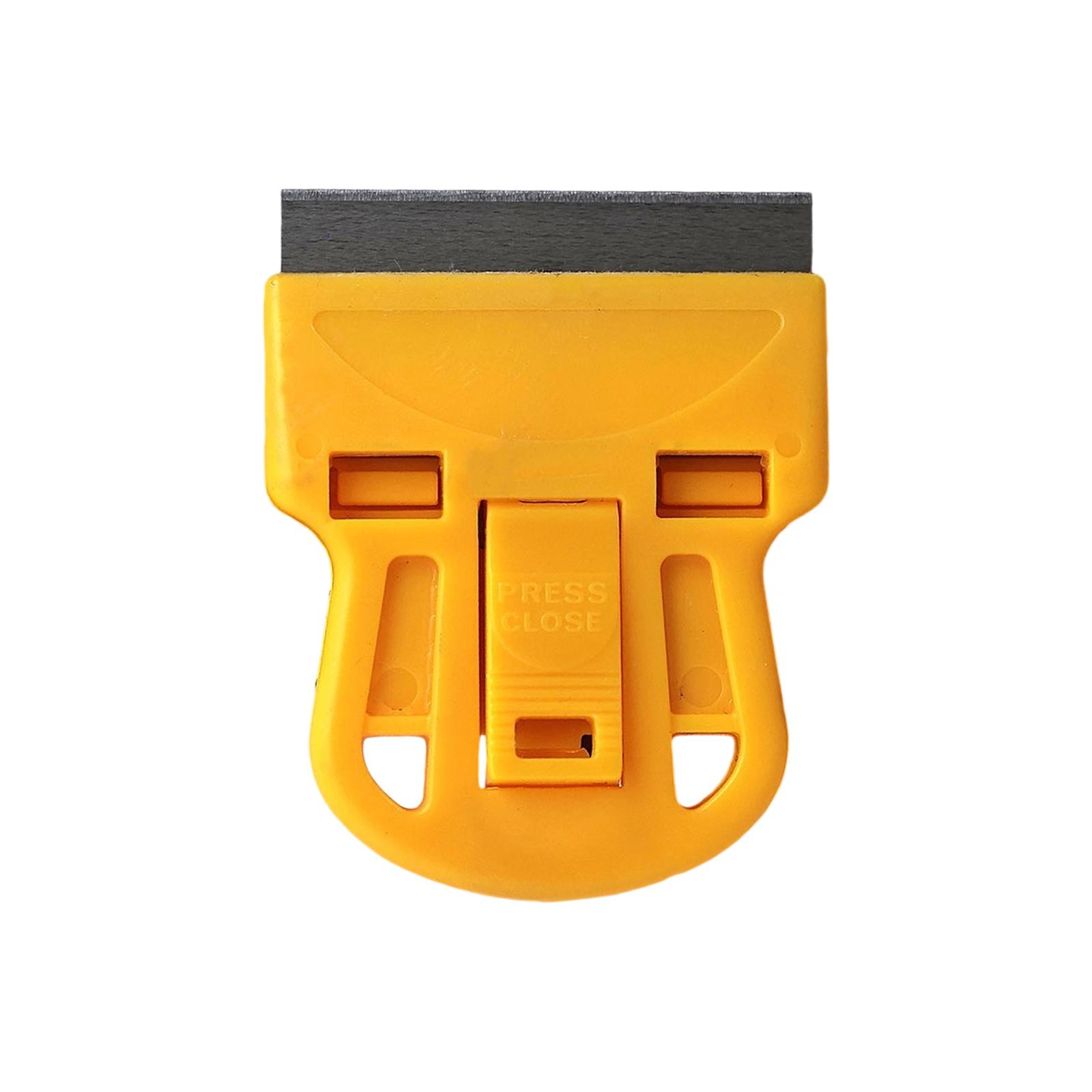 

Профессиональный инструмент для удаления лака с пластиковой ручкой и лезвием из нержавеющей стали для эффективного удаления клея со стекла