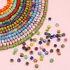 10 Pack Resin Pumpkin Beads Colorful Beads Handmade Craft Beads for Creative Hand Strands and Necklace Accessories