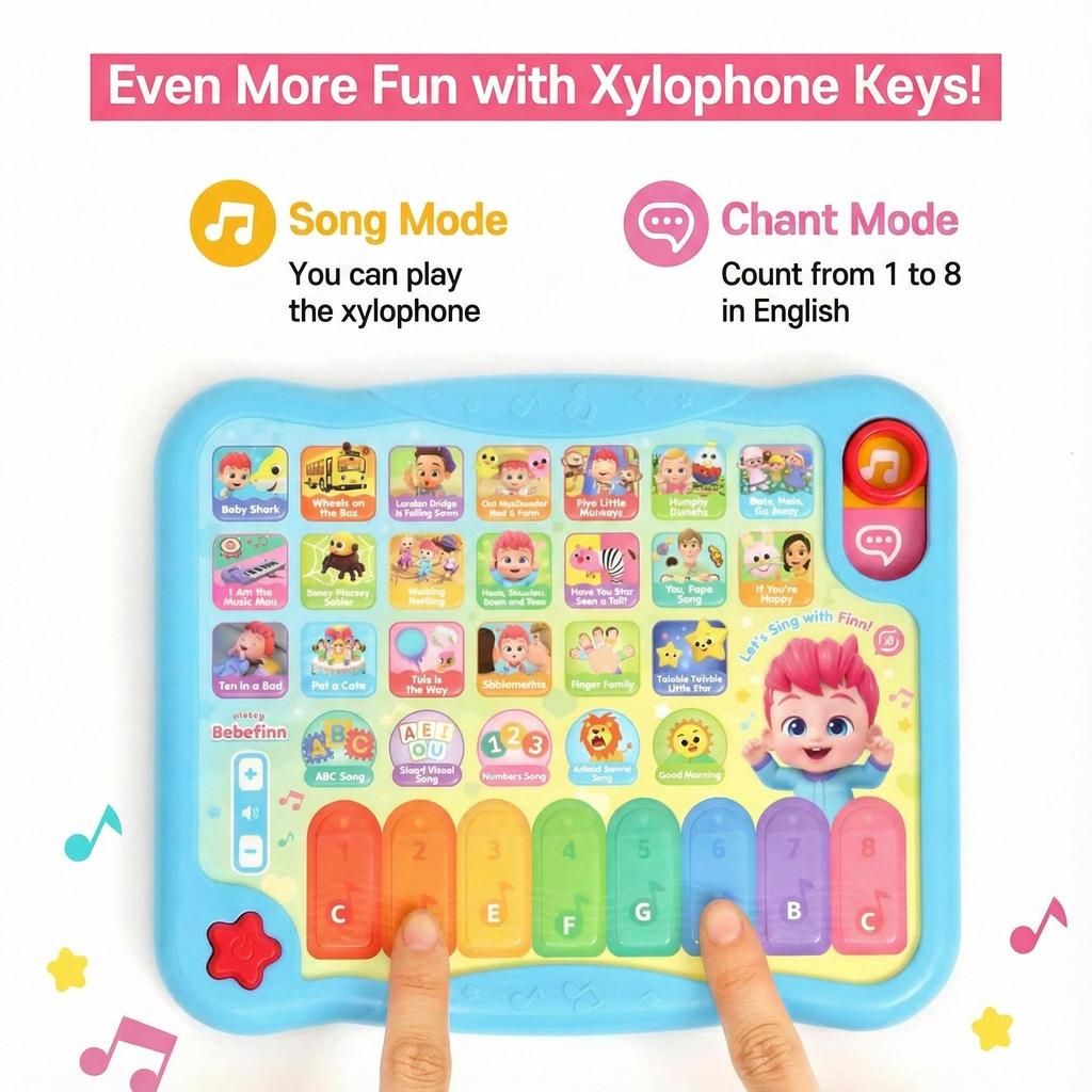 KC Certified - Pinkfong Bebefinn Mother Goose Pad (English Chants)