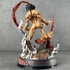 29cm Attack On Titan Titanification Eren Combat Form Figure Model Kit PVC Static Model Toy Collectible Ornament Boy Holiday Gift