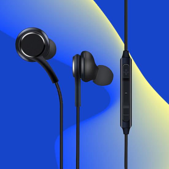 S8 Plus Wired Earphone Good Sound Effect Waterproof Ergonomic 3.5mm Gaming Stereo Earbud for Calling
