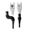 2Pcs Retractable Auto Fuel Funnels Foldable Highly Compatible Engine Oil Thickened Refueling Funnels