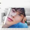 CHA EUN WOO Kpop ASTRO Fan-Geschenk Zubehör Decken Ultra-Weiche Flanell-Kuscheldecken Gemütliche Plüsch-Dünne Steppdecke