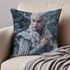 Fashion GGame Of Thrones TV icons Cushion Cover Pillowcase Antidustmite Invisible Zipper Short Plush Sofa Cushion