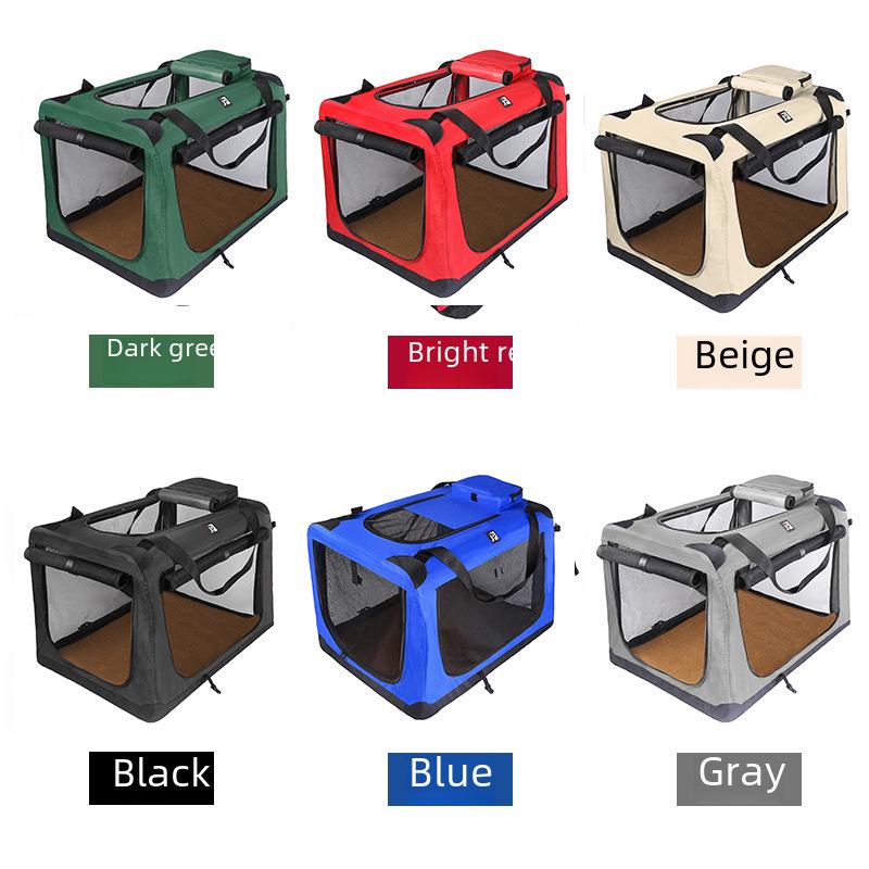 Bärbar hopfällbar husdjursbur: Rese Hundbur, Kattkennel, Utomhus Husdjursväska