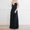 V-Ausschnitt Point Strap Kleid Ärmellos Rückenfrei Langer Rock Sexy Elegantes Strand Langes Kleid Side Fork Design Damen Strapskleider Neue Mode Sommer
