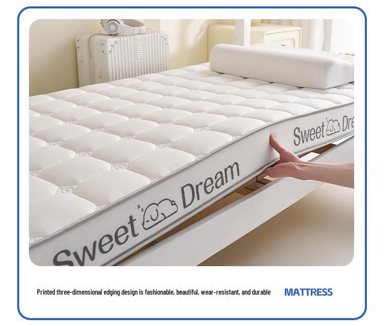 2026 New Milk Silk Latex Memory Foam Mattress for Dormitory Bunk Bed, Non-slip Single Size for Rental Rooms