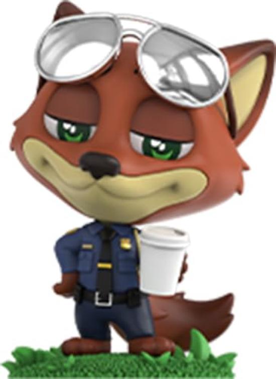 

Cosby Disney Collection Zootopia Movie Nick Wilde (Police Officer) #021 Non-Scale Figure
