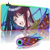 Kawii Anime LED Mousepad HD Print Virtual Idol  Gamers Desk Mat RGB Backlit Non-slip Mouse Pad XXL Keyboard PC Desk Pads