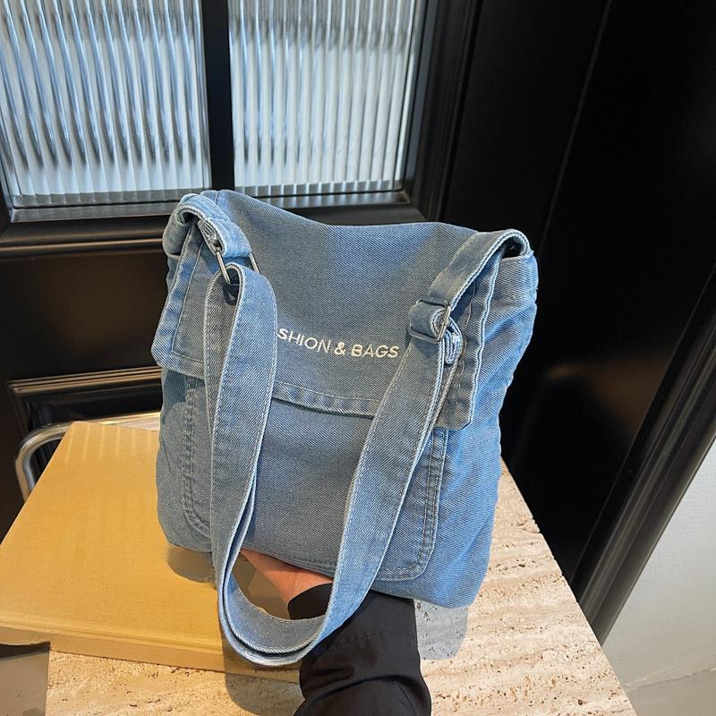 Fashion Small Denim Handbag Women Bag Designer Ladies Handbags Clutch Purses Jean Denim Tote Shoulder Crossbody Women Messenger Bag