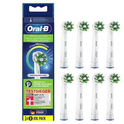 Oral-B Braun Oral-B Multi-Action Brush Replacement Set with Color Signals, Frustration-Free Packaging, EB50 (8 Brushes)