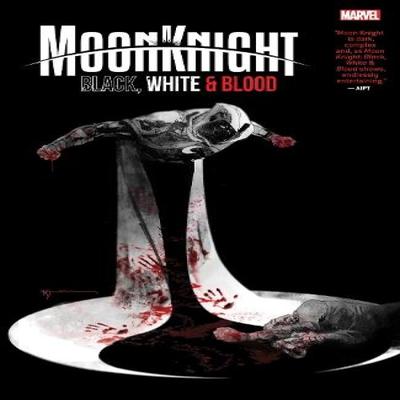 Moon Knight Black White Amp Blood by Marvel Various Paperback Book 9781302946050