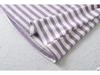 American Spicy Girl Striped Backless U-neck Long-sleeve Slim-fit T-shirt for Women's Autumn/Winter