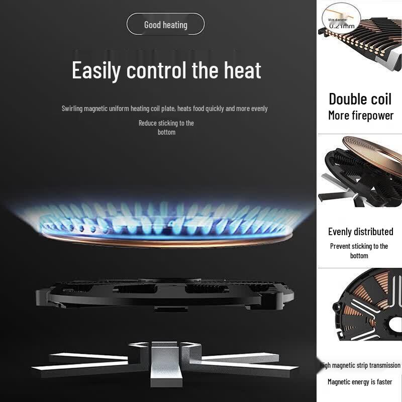 Midea WH2202S 2200W Touch Control Induction Cooker CN plug (adapter included)