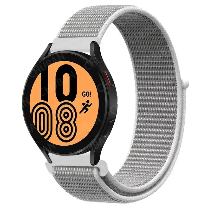 20mm/22mm Nylon Loop For Samsung Galaxy Watch 7/6/4/Classic/3/5/pro/Active 2 Sport Breathable Band Huawei Watch GT 4-3-2e Strap