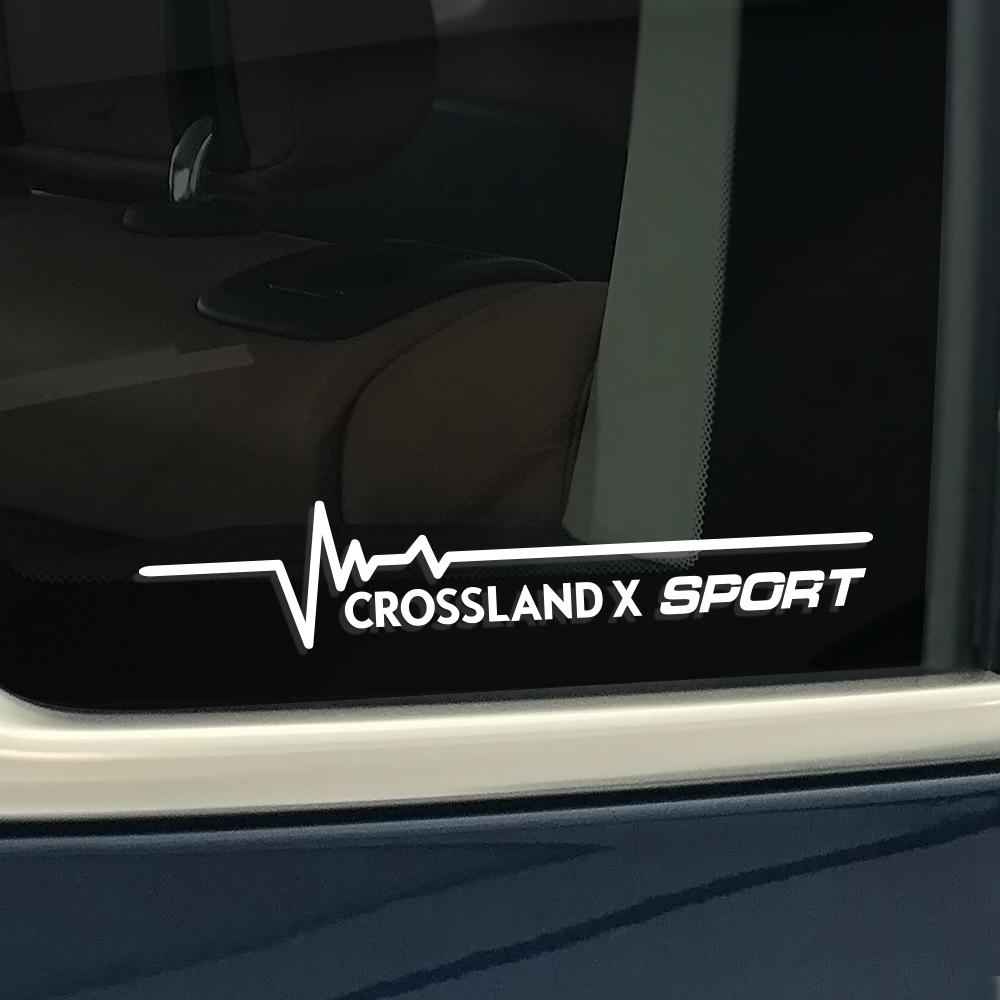 For Opel Astra Opc Insignia Corsa Vectra Zafira Grandland Meriva Car Side Window Lightning Stickers Auto Exterior Decor Decals