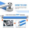 Multi-functional Offset Extension Ratchet Wrench for Small Place 2 In 1 Impact Ready Offset Extension Wrench Set Car Repair Tool