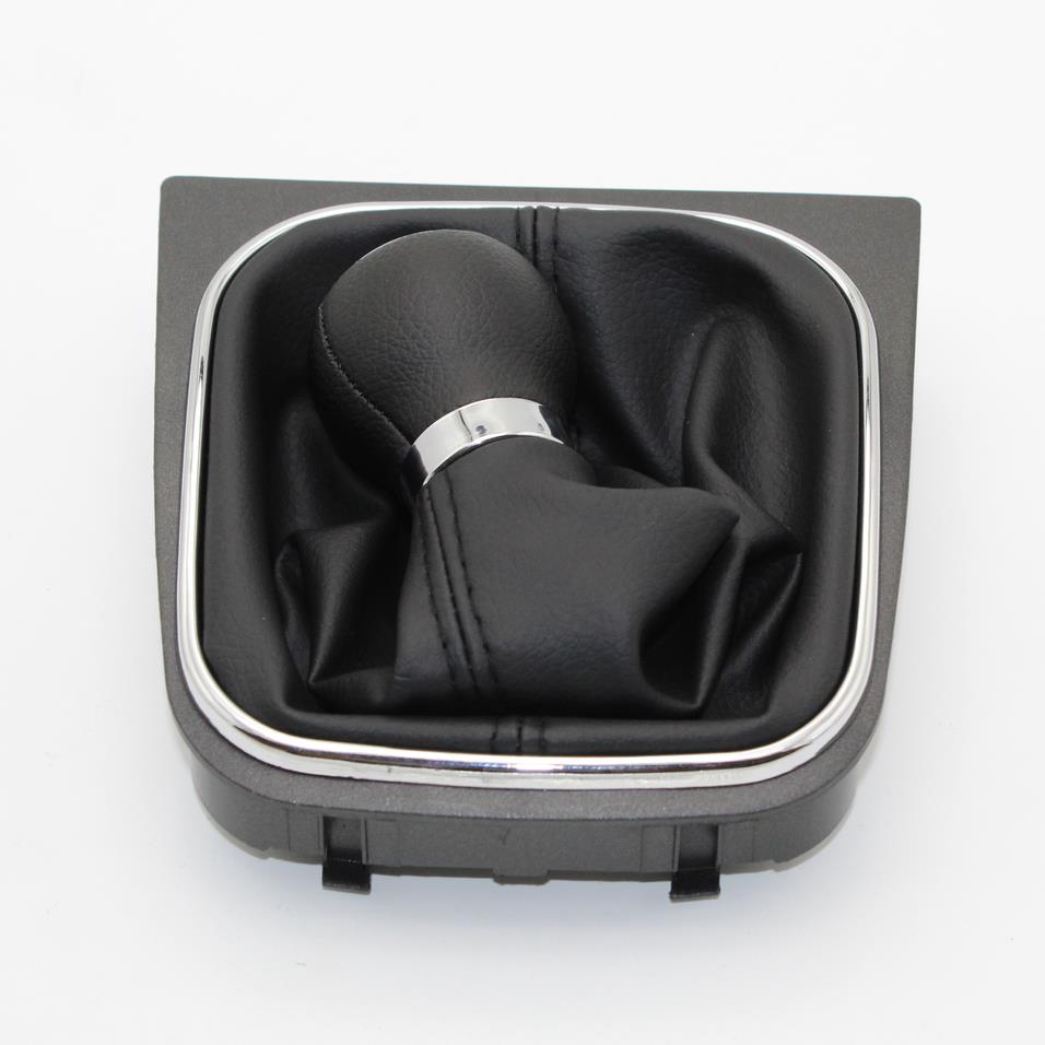 For VW EOS 2009 2010 2011 2012 2013 Car-Stying 6 Speed Car Stick Gear Shift Knob With Leather Boot