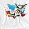 Top Gun Unisex Erwachsenen Jet Swoop Logo T-Shirt