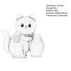 Cat Hair Capsule Cat Transparent Vase Fridge Whisker Holder Magnet Cat Hair