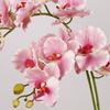 Butterfly Orchid Artificial Orchid Flower Handmade Real Touch Faux Phalaenopsis Realistic Artificial Fake Flower Branch