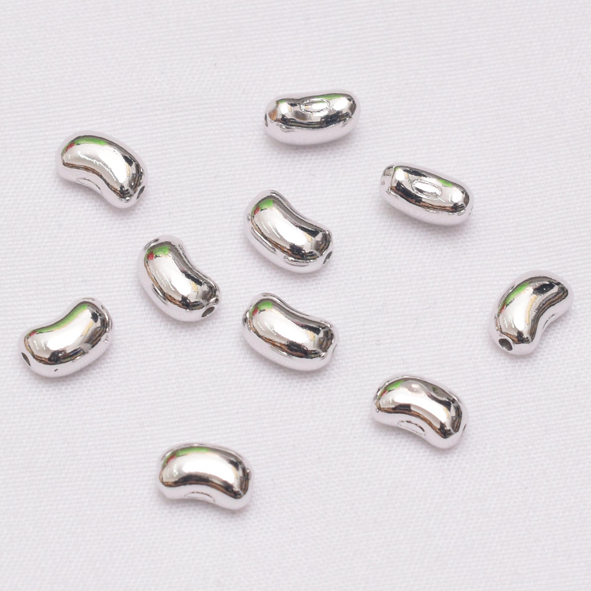 

10 шт. Невыцветающие 24K Вакуумное Золото Глянцевая Поверхность Слиток Бусина Разделитель Бисером Сделай Сам Ручной Работы Браслет Ожерелье Свободные Бусины Аксессуары Золотой Слиток