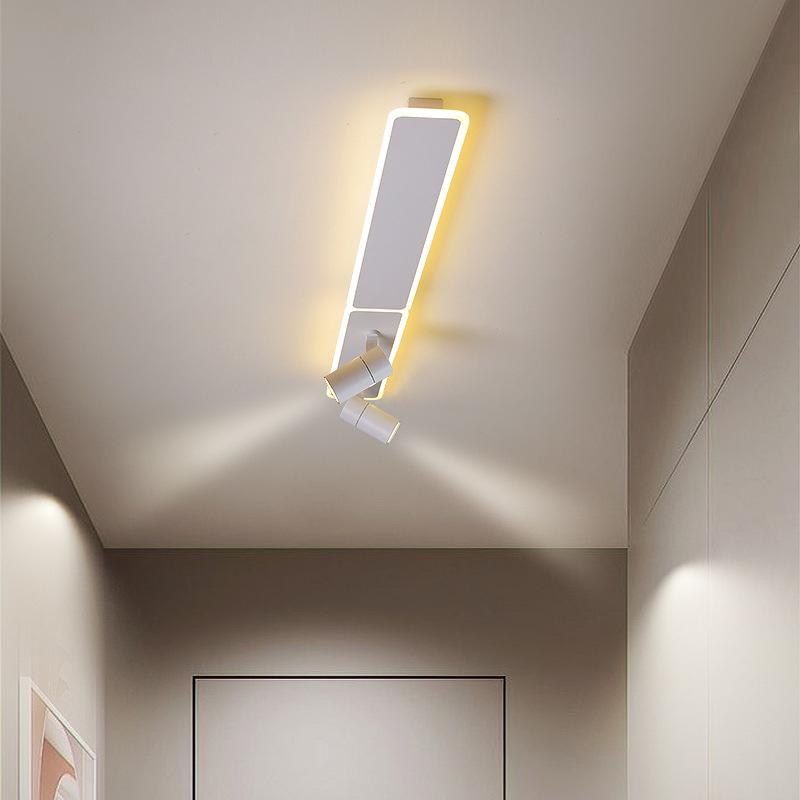 Modern LED Aisle Ceiling Lamp Chandelier With Spotlight For Living Dining Room Bedroom Home Decor Indoor Lighting Fixture Luster