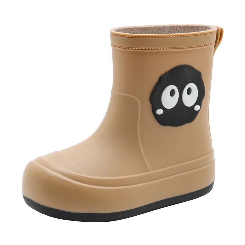 Women's Rain Boots Cartoon Women Rain Shoes Non-slip Wear-resistant Waterproof Rainy Season Water Shoes New Warm Snow Boots