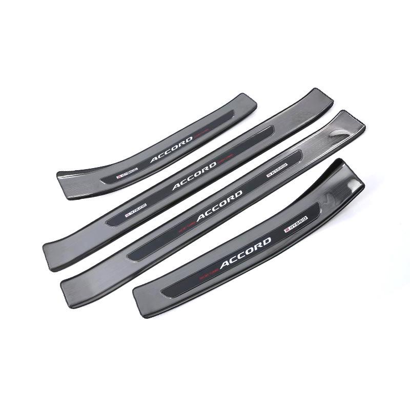 Protecție prag bară spate Honda Accord generația a 10-a - Oțel inoxidabil