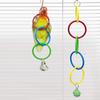 Parrot Climbing Ring Toy Bite-Resistant Plastic Swing for Cockatiels Climbing Bird Accessory
