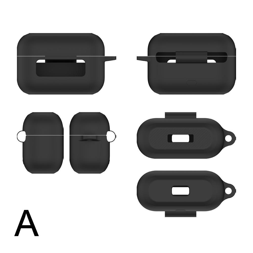Für TOZO NC3 (2025) Bluetooth Headset Silikon Schutzhülle Kratzfest Weiche Hülle Mit Metall Hängeverschluss Tragbar