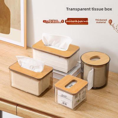 Nordic Creative Transparent Tissue Box for Home & Restaurant