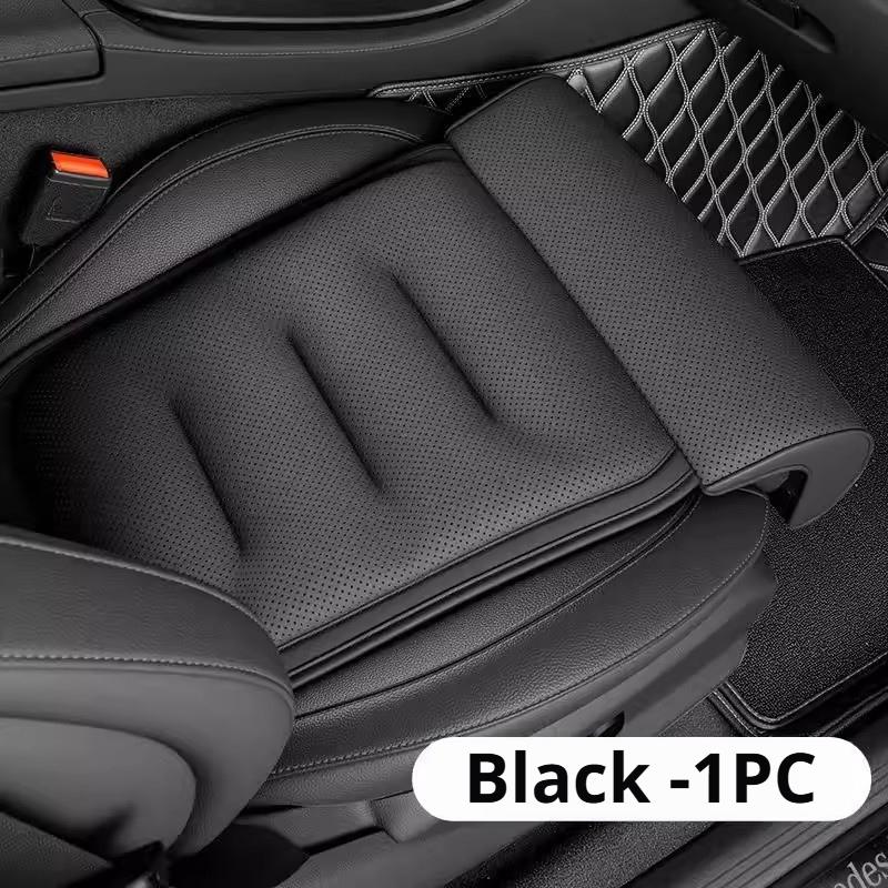 SEAMETAL Memory Foam Leg Support Extender Universal Car Seat Cushion Suede Thick Seat Padding Mat Front Seat Comfortable Pads