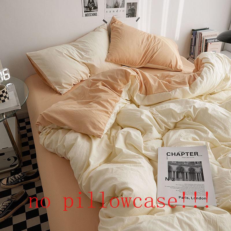 Duvet Covers Bedroom Washable Soft Skin-friendly Dormitory Students Home Textile Quilt Cover Fashion Bedding Nordic King Queen