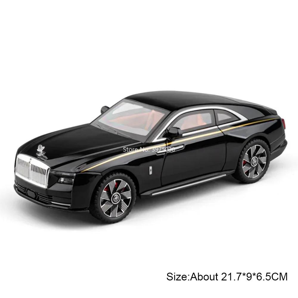Scale 1:24 Spectre Cullinan Sports Car Model Toy Metal Diecast Music Light Wheel Steering Models Toys for Children's Gifts
