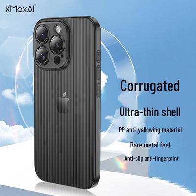 KMaxAI Ultra tenké matné PP a průhledné TPU ochranné pouzdra na telefon pro Apple iPhone