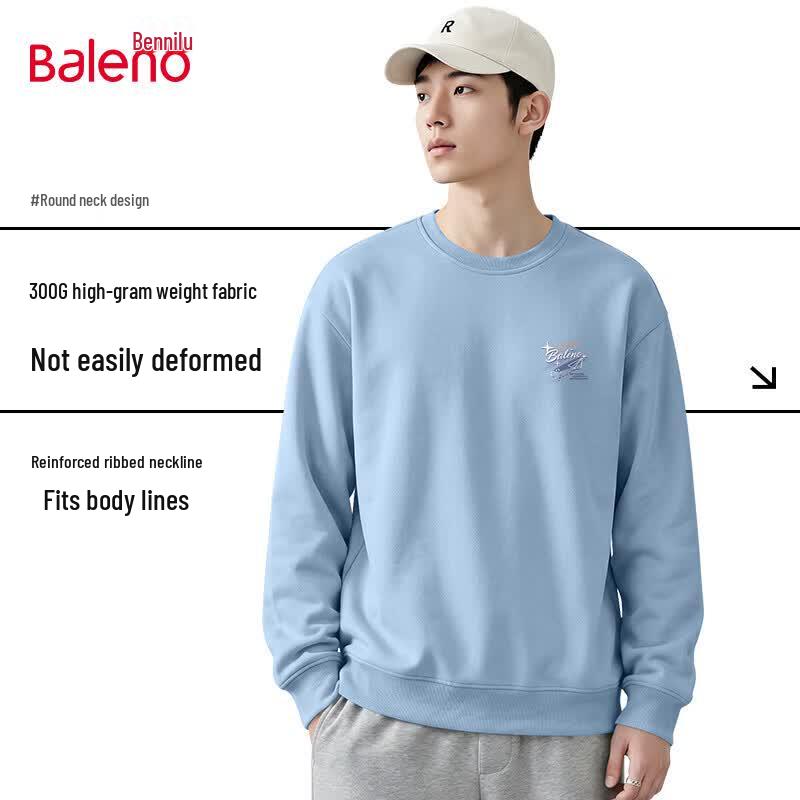 Baleno Men's Long Sleeve Crewneck Sweatshirt