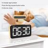 Large LED Display Digital Clock with Snooze Function 12/24Hr Bedroom Clock