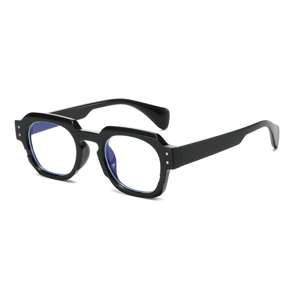 New anti-blue glasses fashionable neutral exquisite good quality square reading fashion flat glasses